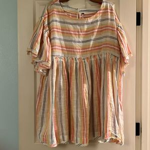 Free People mini multicolored dress